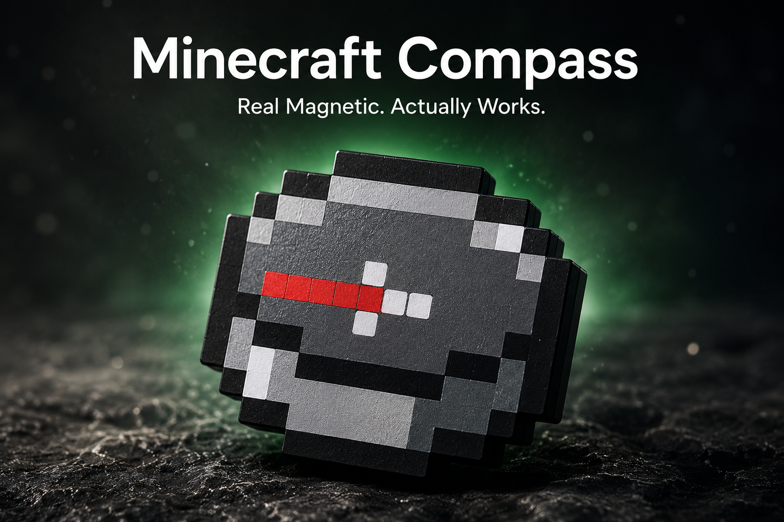 Minecraft Compass IRL Working Magnetic Pixel