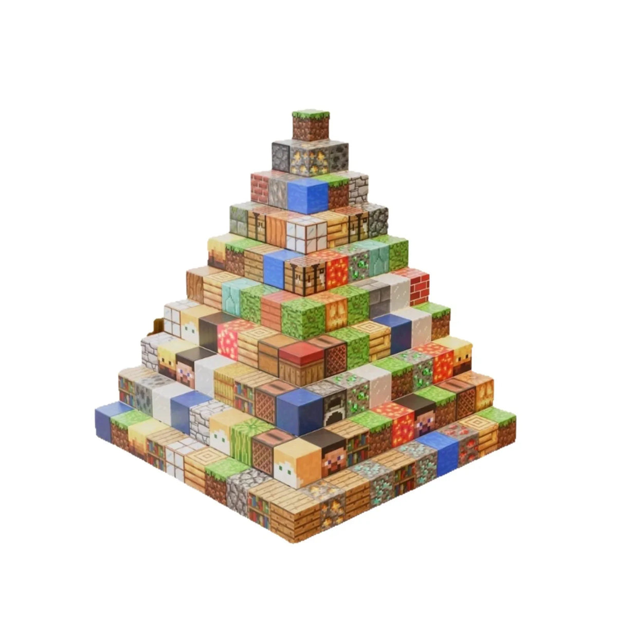 DIY Magnetic Building Blocks Toy Build Magnet Creative World minecraft