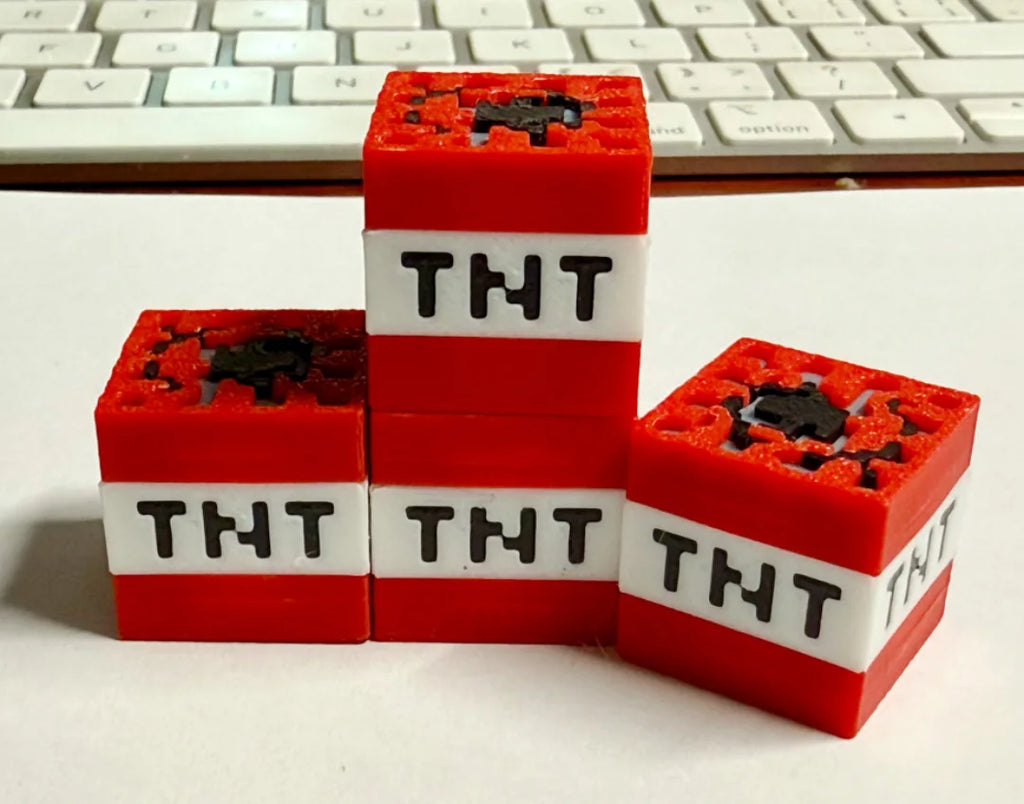 1pcs Creeper [Minecraft] merchandise 3D printed game merchandise articulated ornament, toy gift, trendy toy keychain ornament