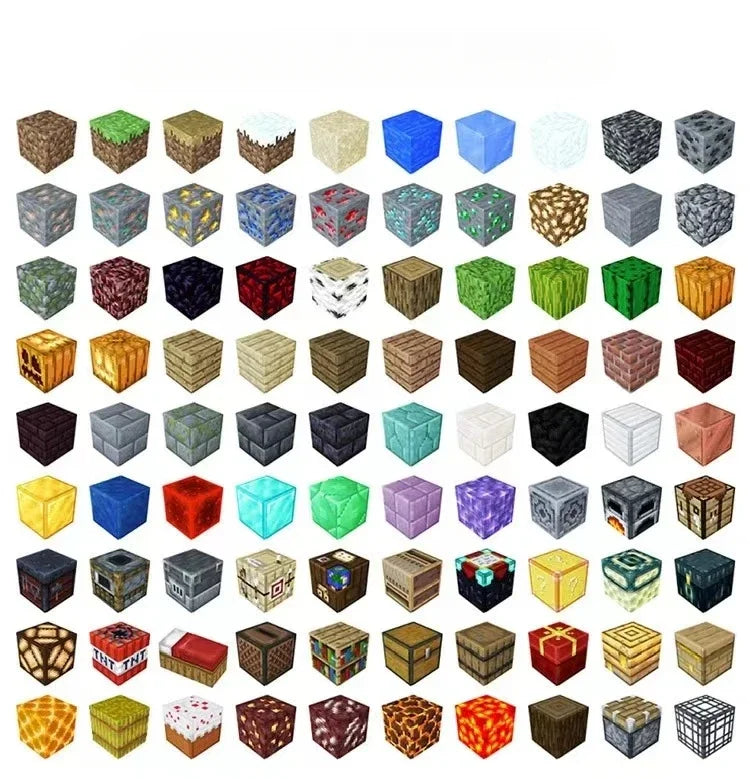 DIY Magnetic Building Blocks Toy Build Magnet Creative World minecraft