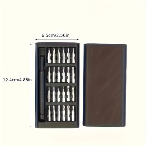 24 in 1 Digital Maintenance Precision Screwdriver Set with Portable Storage Box and Electronic Device Disassembly Tool,Computer