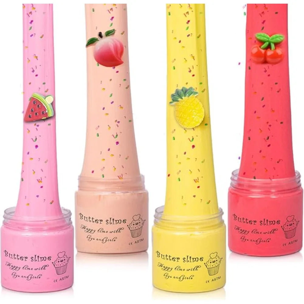 Butter Slime Putty Set with Elasticity and Softness for Adults to Relieve Stress and Anxiety, DIY Toys