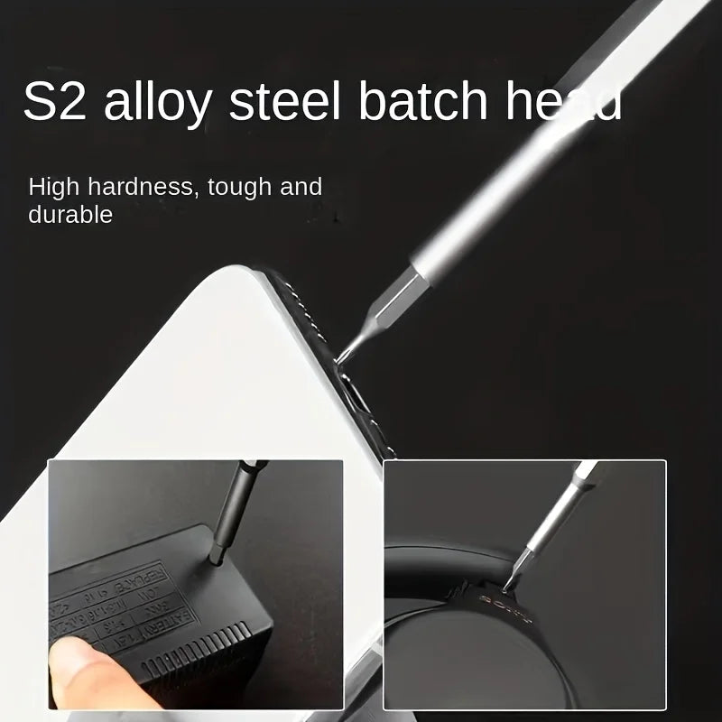24 in 1 Digital Maintenance Precision Screwdriver Set with Portable Storage Box and Electronic Device Disassembly Tool,Computer