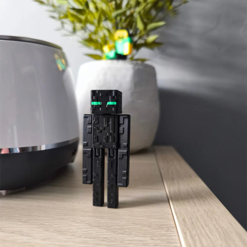 1pcs Creeper [Minecraft] merchandise 3D printed game merchandise articulated ornament, toy gift, trendy toy keychain ornament
