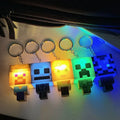 Minecraft Creative Mini Keychain with Glowing Character, Fun Toy and Book Decoration, Perfect Gift for Friend