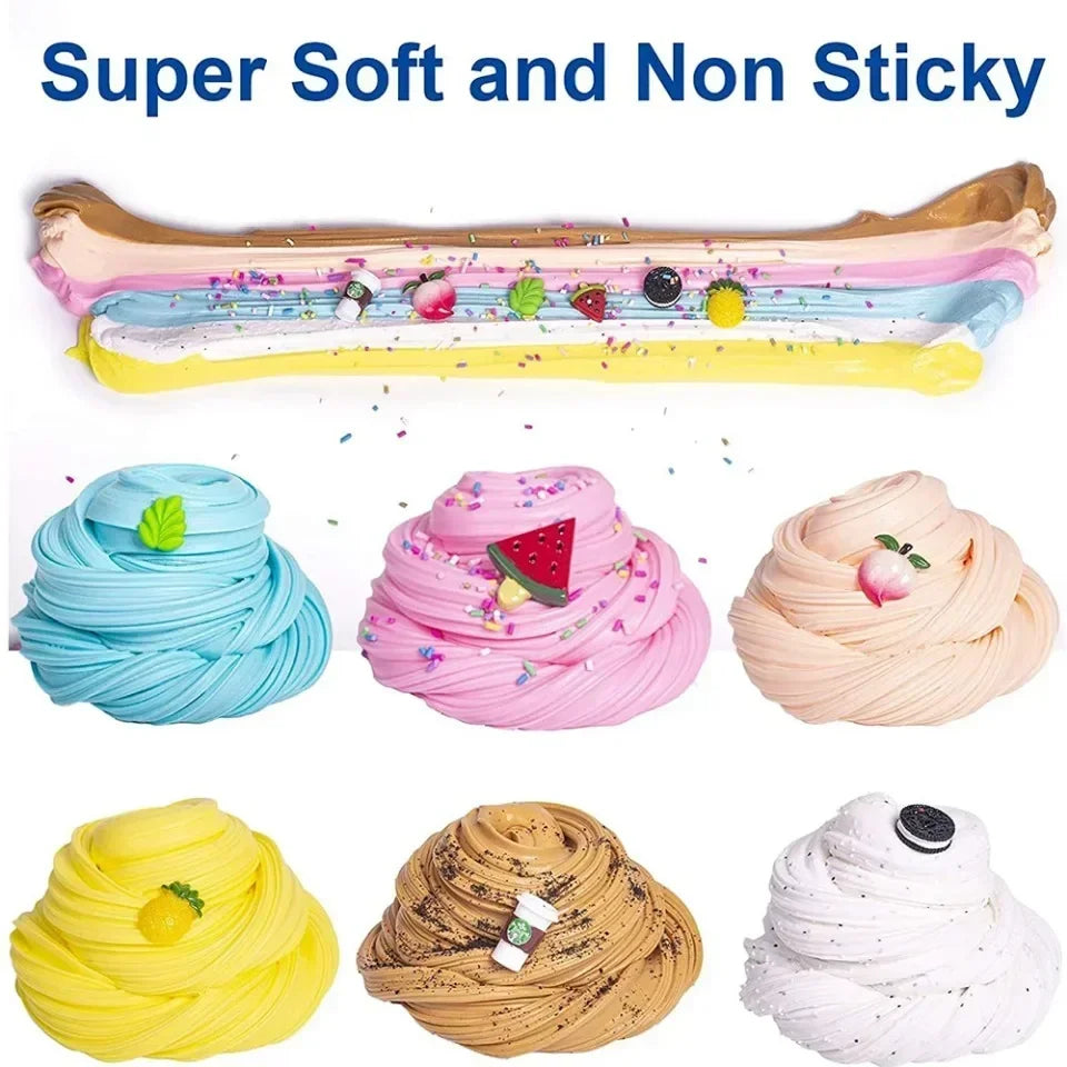 Butter Slime Putty Set with Elasticity and Softness for Adults to Relieve Stress and Anxiety, DIY Toys