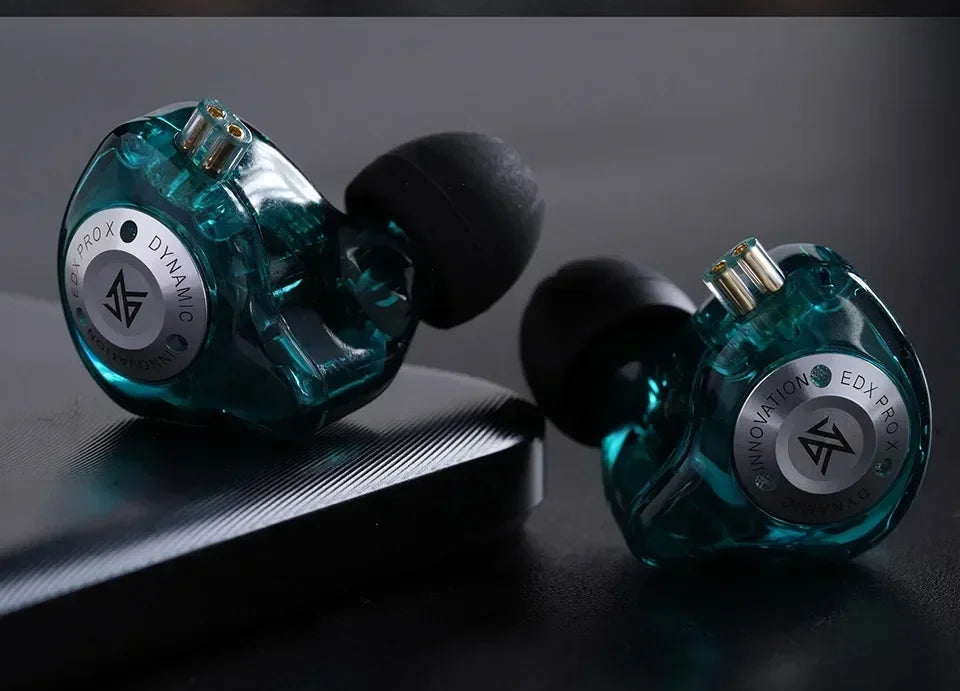 KZ EDX PRO X Dynamic Drive Earphones HIFI Bass Earbud DJ Music Cancelling Sport Headsets 2PIN Cable KZ ZSTX ZSNPRO X ZS10PRO ZVX