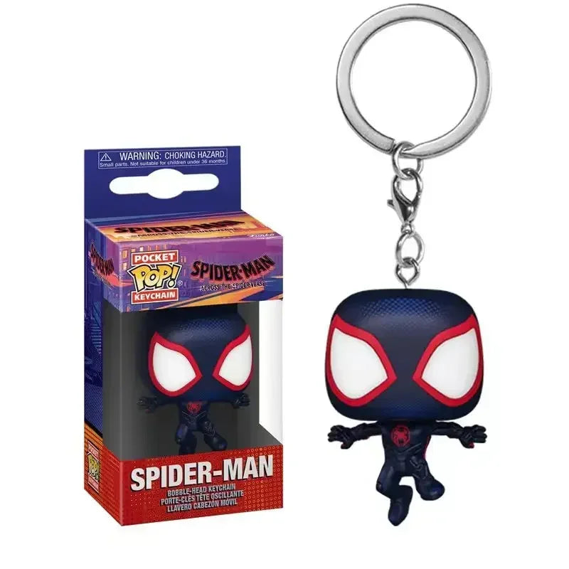 FUNKO POP Spider-Man the Spot Spider-GWEN GREEN GOBLIN ZOMBIE HUNTER SPIDEY Peter Parker Mysterio Keychain Vinyl Figure Toys