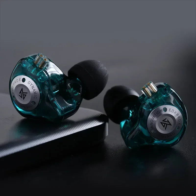 KZ EDX PRO X Dynamic Drive Earphones HIFI Bass Earbud DJ Music Cancelling Sport Headsets 2PIN Cable KZ ZSTX ZSNPRO X ZS10PRO ZVX