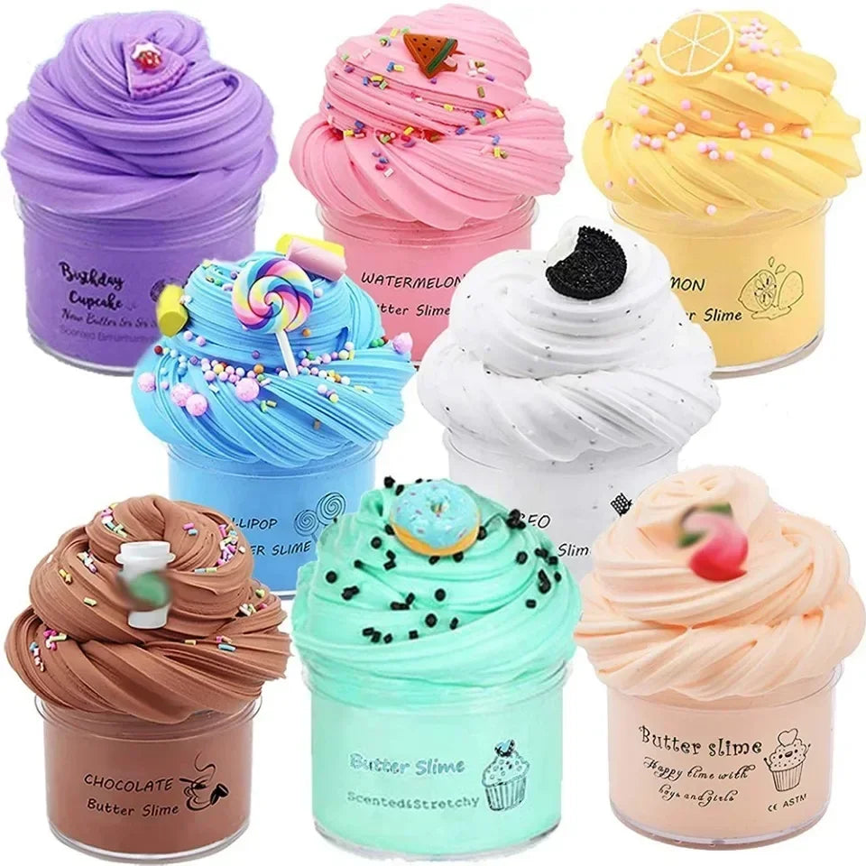 Butter Slime Putty Set with Elasticity and Softness for Adults to Relieve Stress and Anxiety, DIY Toys