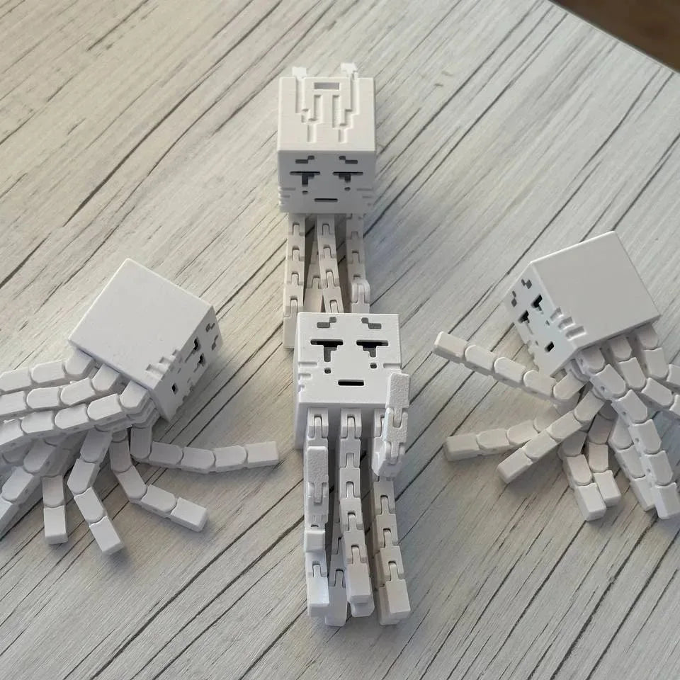1pcs Creeper [Minecraft] merchandise 3D printed game merchandise articulated ornament, toy gift, trendy toy keychain ornament