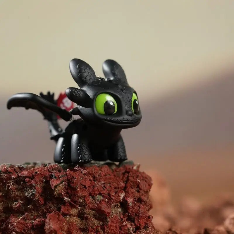Glowing toothless baby keychain with movable wings, plush doll pendant glowing creative night accessory bag decoration, fun gift