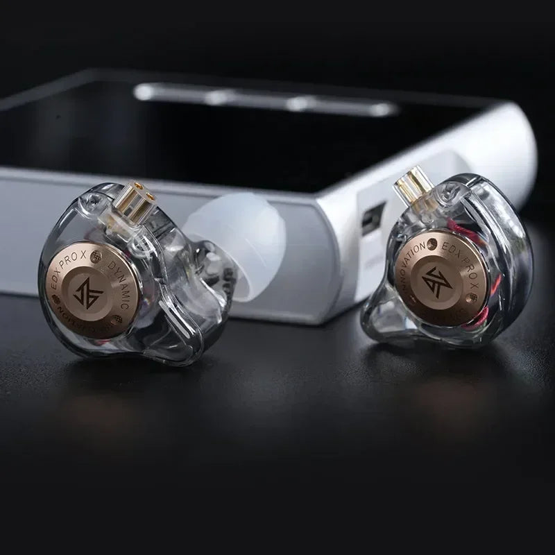 KZ EDX PRO X Dynamic Drive Earphones HIFI Bass Earbud DJ Music Cancelling Sport Headsets 2PIN Cable KZ ZSTX ZSNPRO X ZS10PRO ZVX