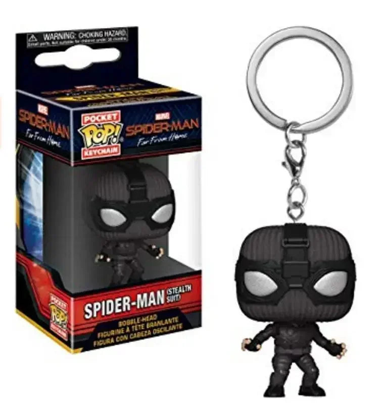 FUNKO POP Spider-Man the Spot Spider-GWEN GREEN GOBLIN ZOMBIE HUNTER SPIDEY Peter Parker Mysterio Keychain Vinyl Figure Toys