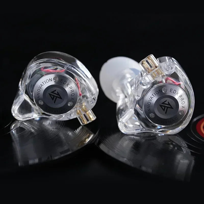 KZ EDX PRO X Dynamic Drive Earphones HIFI Bass Earbud DJ Music Cancelling Sport Headsets 2PIN Cable KZ ZSTX ZSNPRO X ZS10PRO ZVX