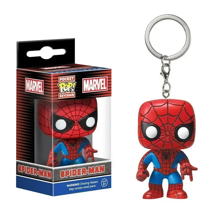 FUNKO POP Spider-Man the Spot Spider-GWEN GREEN GOBLIN ZOMBIE HUNTER SPIDEY Peter Parker Mysterio Keychain Vinyl Figure Toys