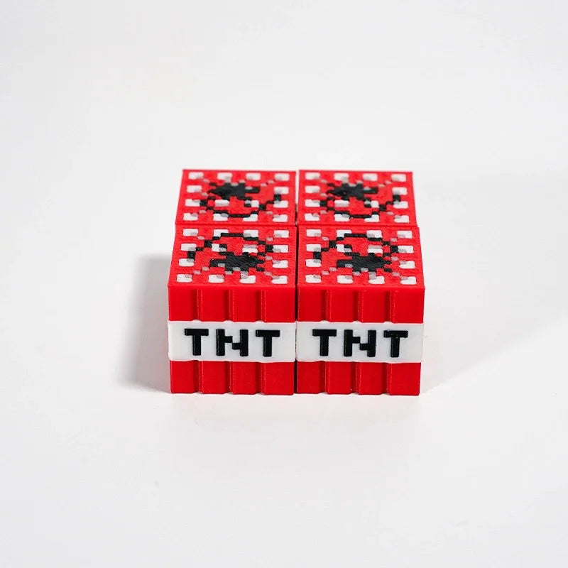 1pcs Creeper [Minecraft] merchandise 3D printed game merchandise articulated ornament, toy gift, trendy toy keychain ornament