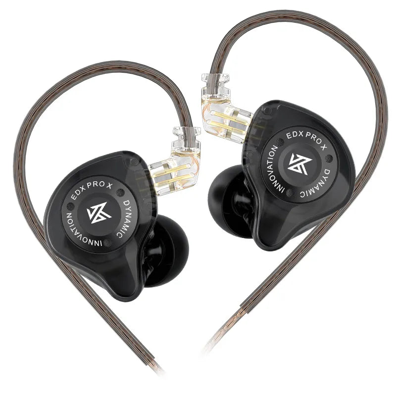 KZ EDX PRO X Dynamic Drive Earphones HIFI Bass Earbud DJ Music Cancelling Sport Headsets 2PIN Cable KZ ZSTX ZSNPRO X ZS10PRO ZVX